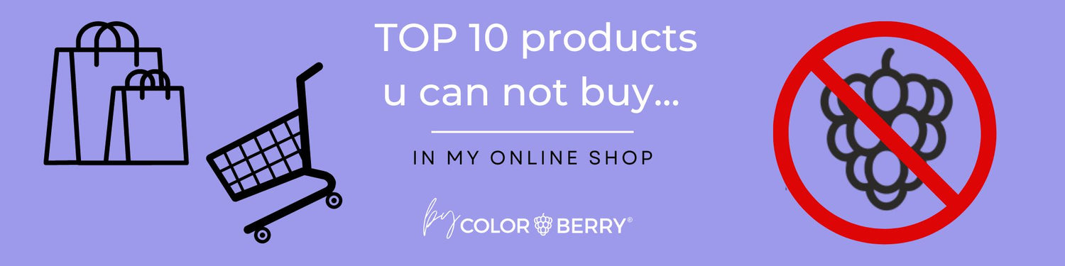 TOP 10 PRODUCTS - u can not buy in my online shop - version 2
