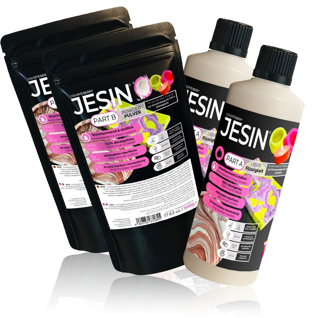 JESIN® Gießpulver – einzigartig, bruchsicher, Made in Germany - COLORBERRY & JESIN