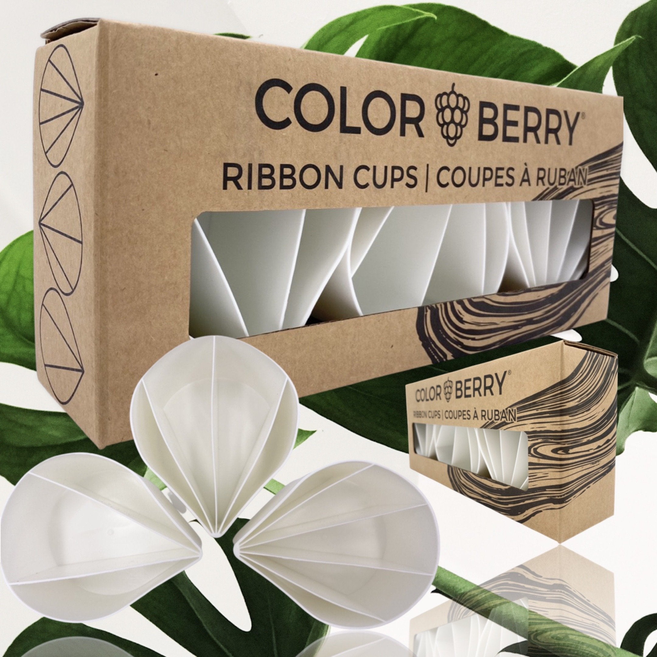 RIBBONCUPS (3 styles in a set) - COLORBERRY & JESIN
