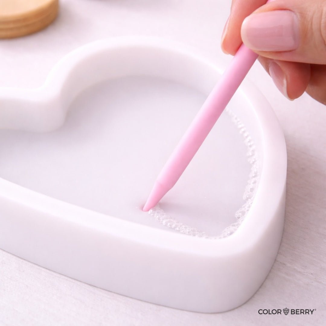COLORBERRY Tool - Set für JESIN – Silikonbecher 1L & Rührwerkzeuge für Gießmassen - COLORBERRY & JESIN