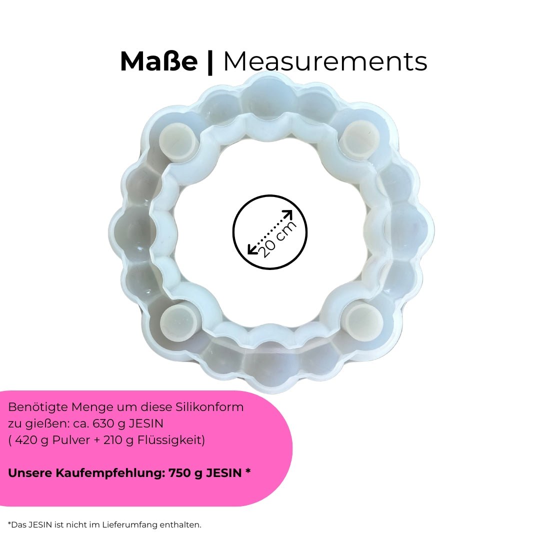 Adventskranz Bubbles Silikonform - COLORBERRY & JESIN