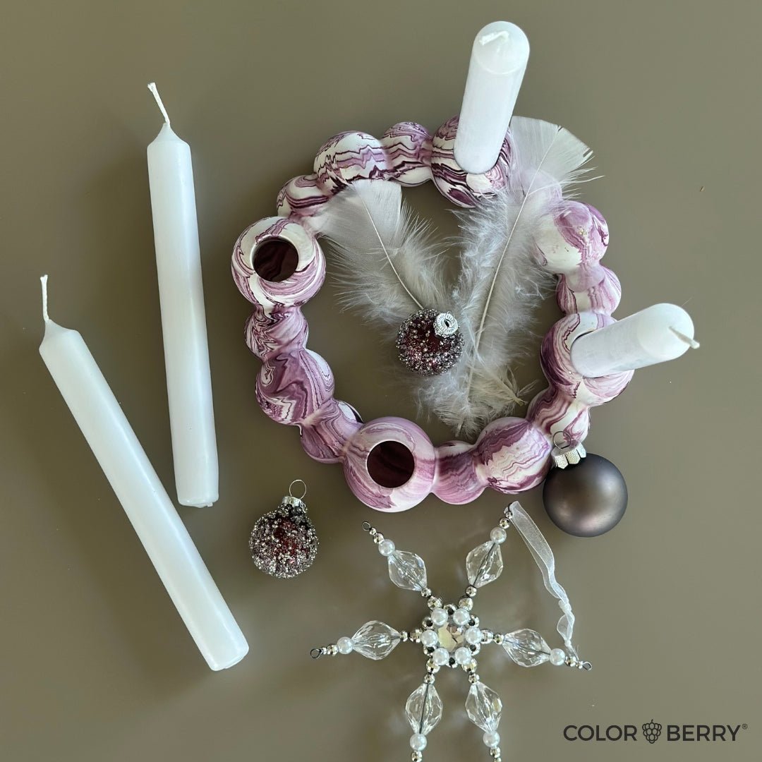 Adventskranz Bubbles Silikonform - COLORBERRY & JESIN