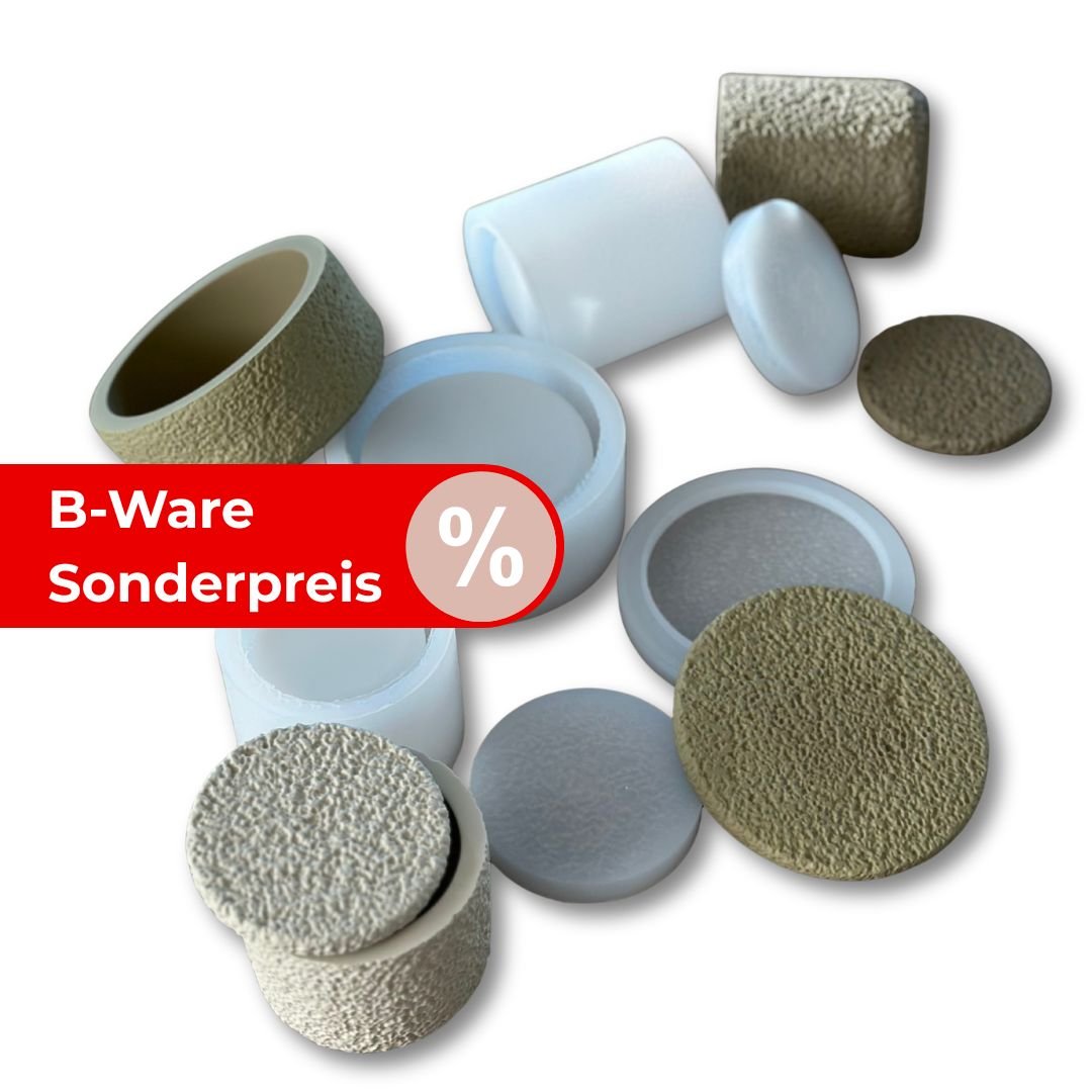 B - Ware ! GEMAZZO Silikonformen - Set „LAVA“ – 6 - teilig mit Deckel - COLORBERRY & JESIN
