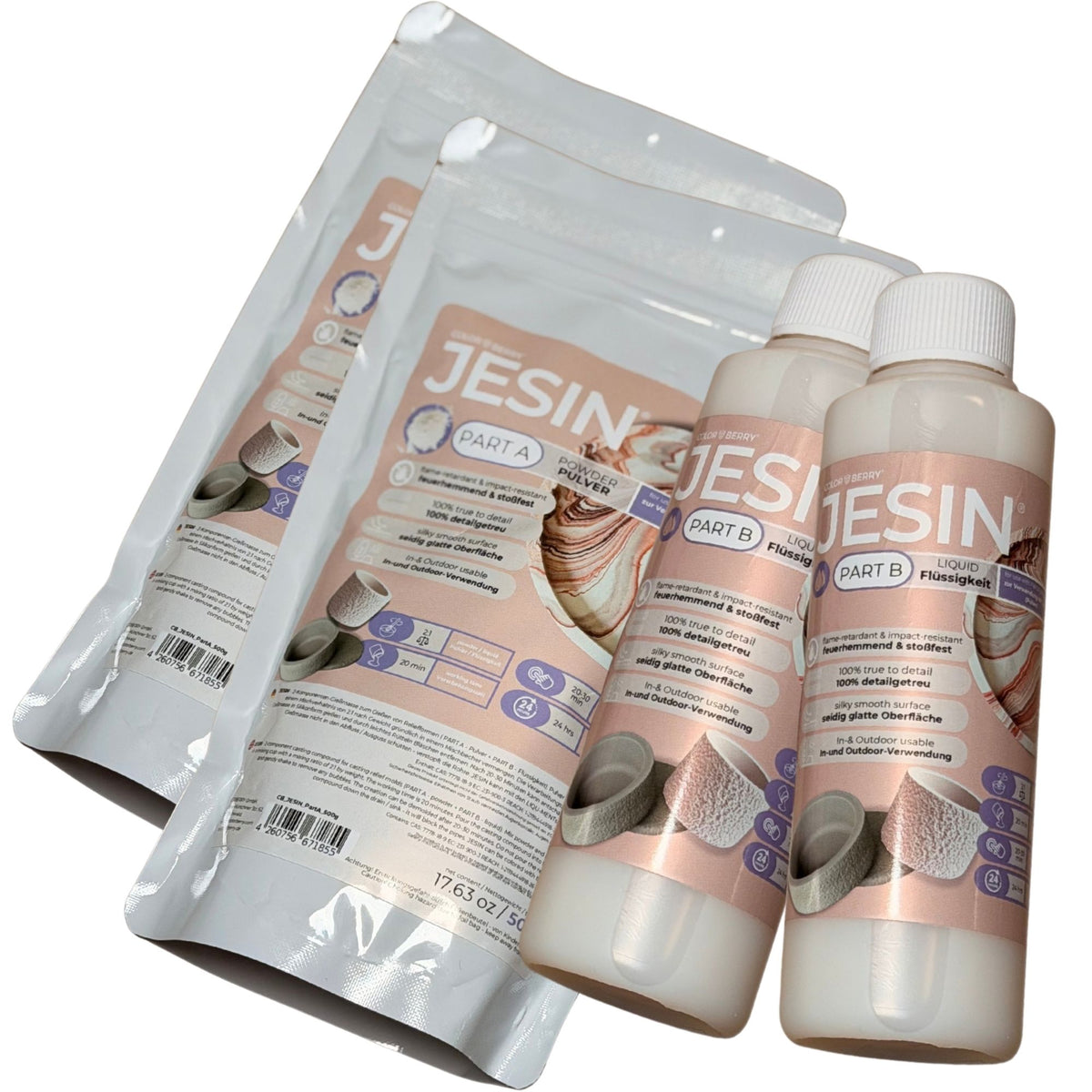 JESIN® Gießpulver – einzigartig, bruchsicher, Made in Germany