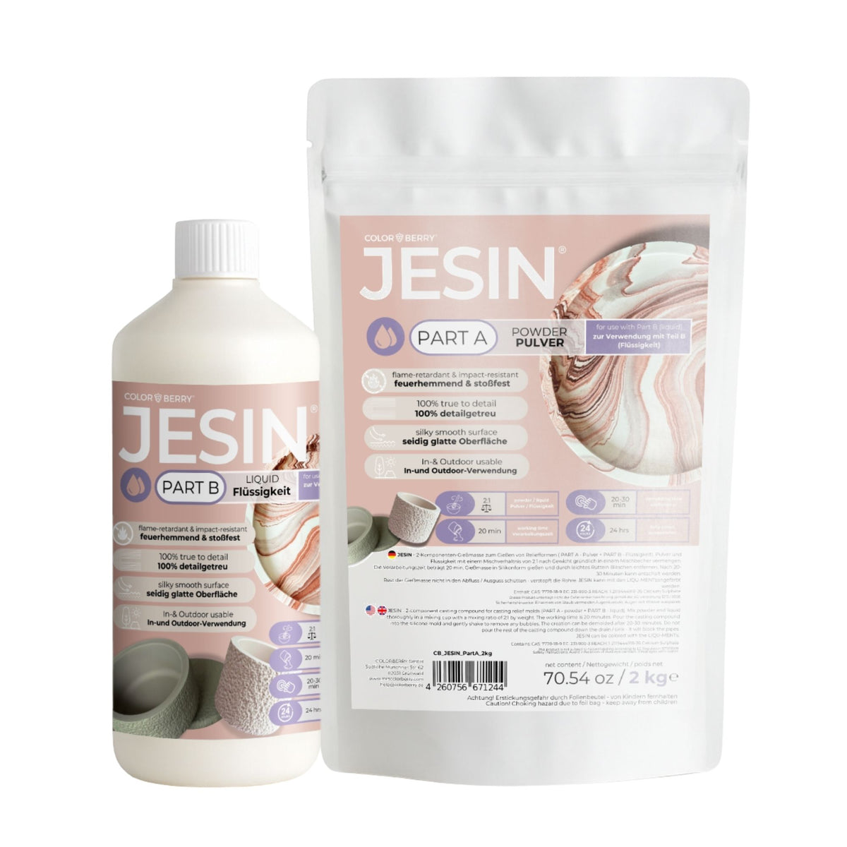JESIN® Gießpulver – einzigartig, bruchsicher, Made in Germany