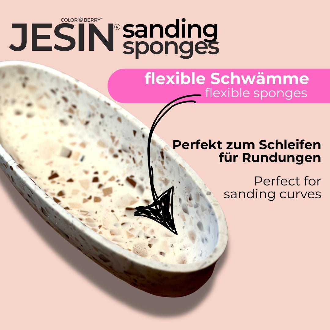 JESIN sanding sponges - 6er Set - COLORBERRY & JESIN