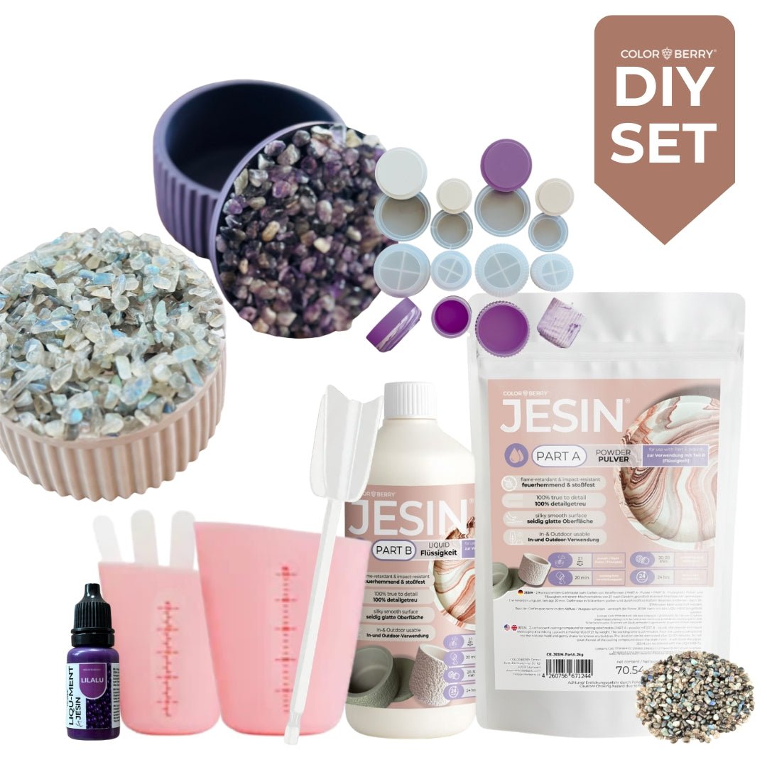 DIY Set JESIN - GEMAZZO Behälter ( 18 - teilig) - COLORBERRY & JESIN