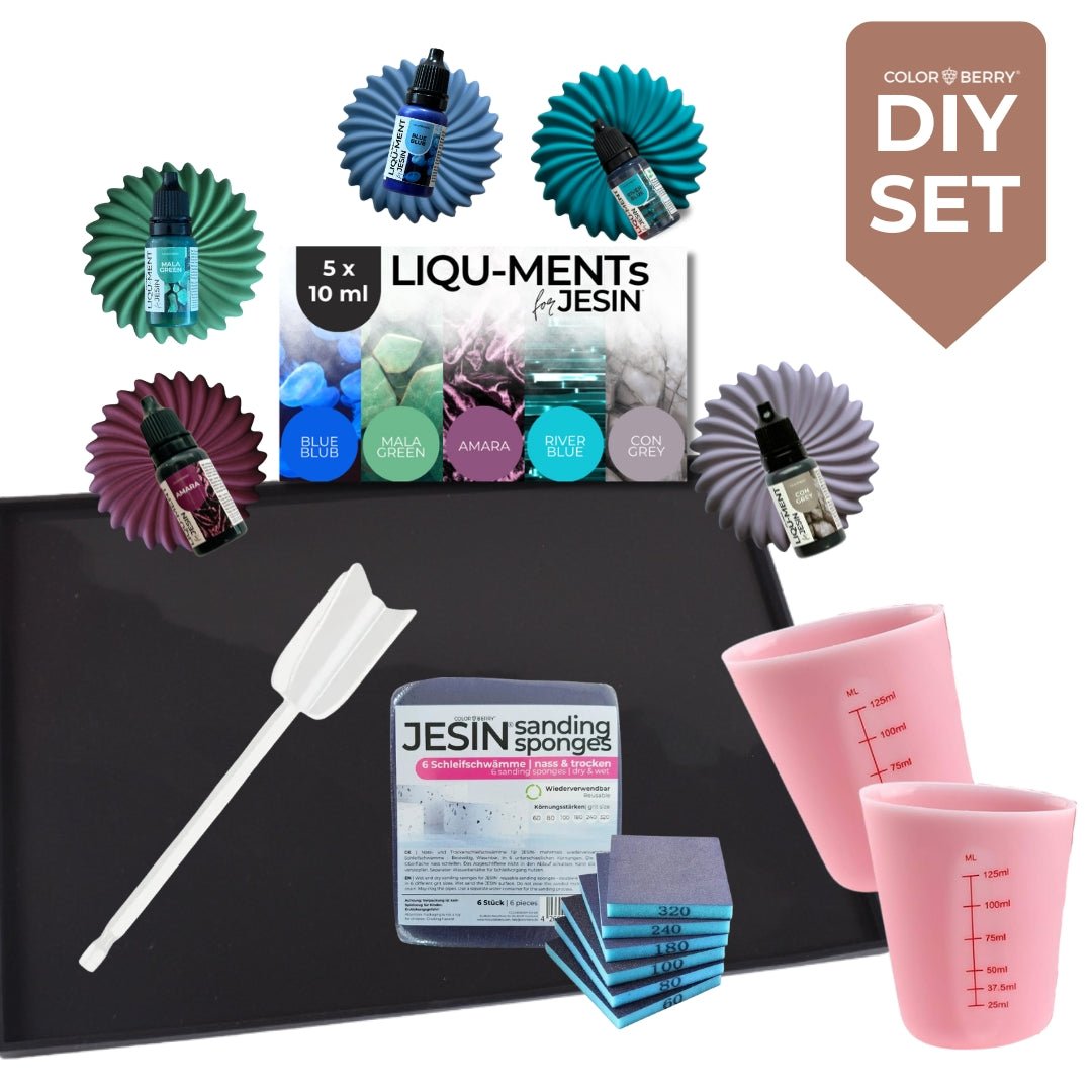 DIY Set JESIN - TERRAZZO Chips BALANCE (15 - teilig) - COLORBERRY & JESIN