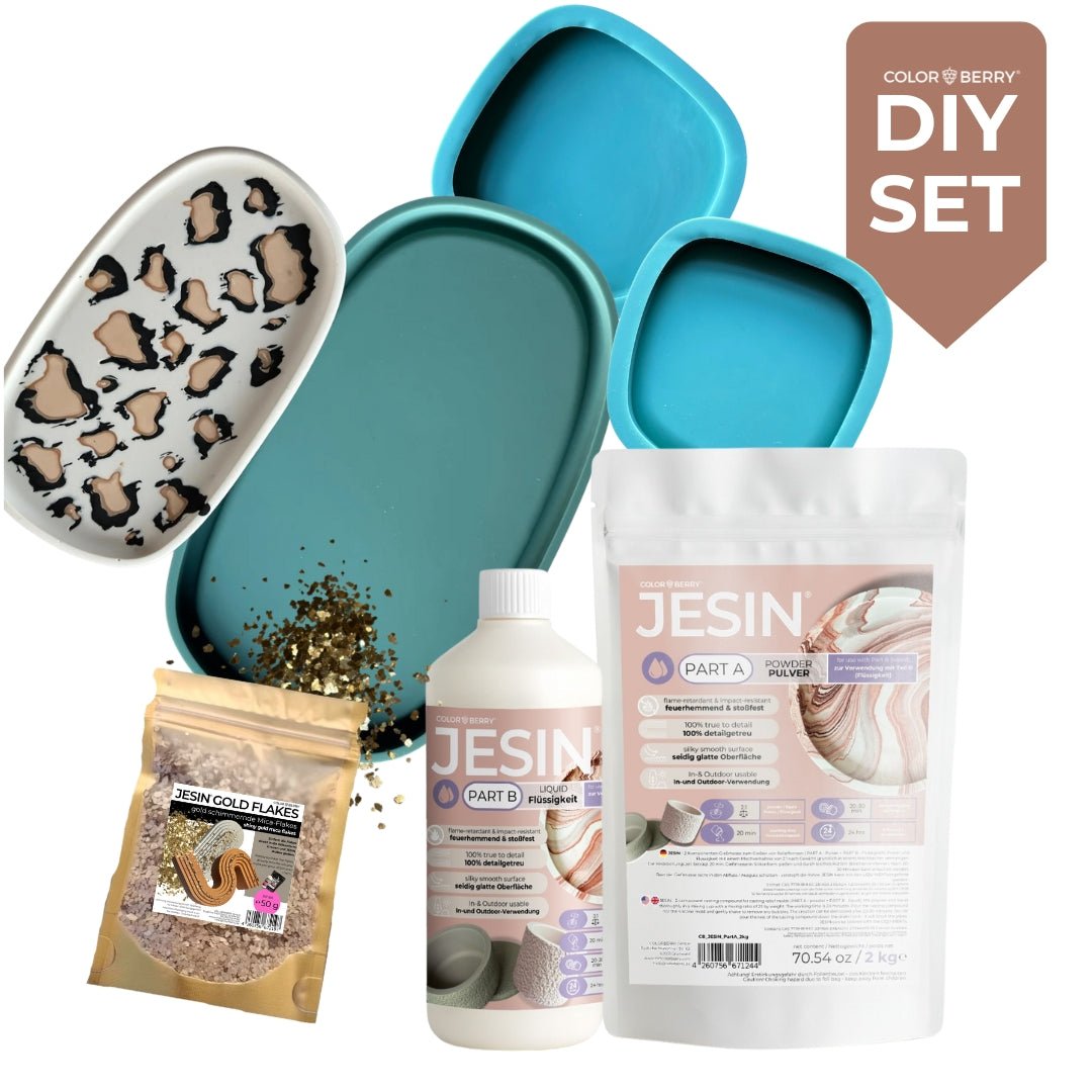 DIY Set JESIN - PREMIUM MOLDS & GOLD ( 6 - teilig) - COLORBERRY & JESIN