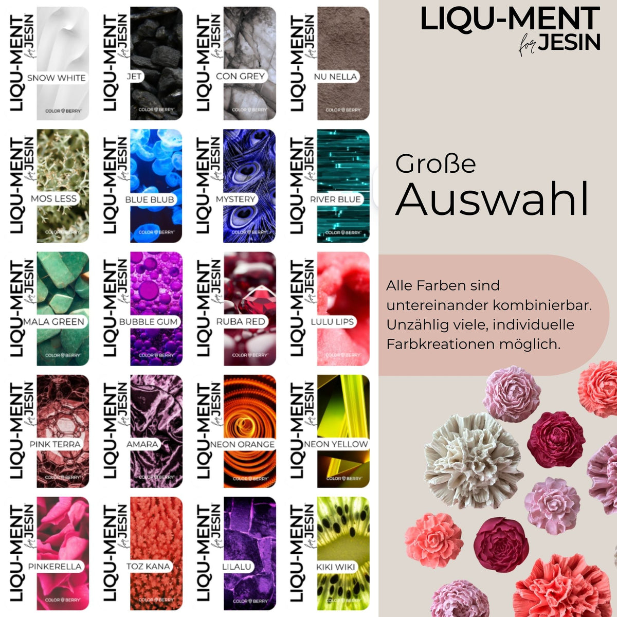 LIQU - MENTs Set "Balance" (5 x 10 ml) - COLORBERRY & JESIN