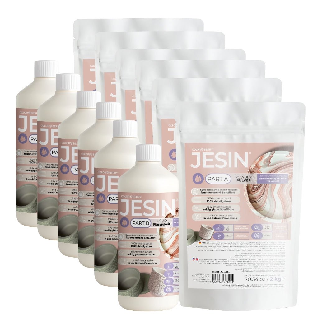 JESIN® Gießpulver – einzigartig, bruchsicher, Made in Germany - COLORBERRY & JESIN