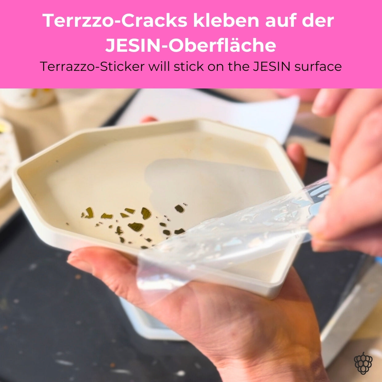Terrazzo-Sticker - 5 Stück
