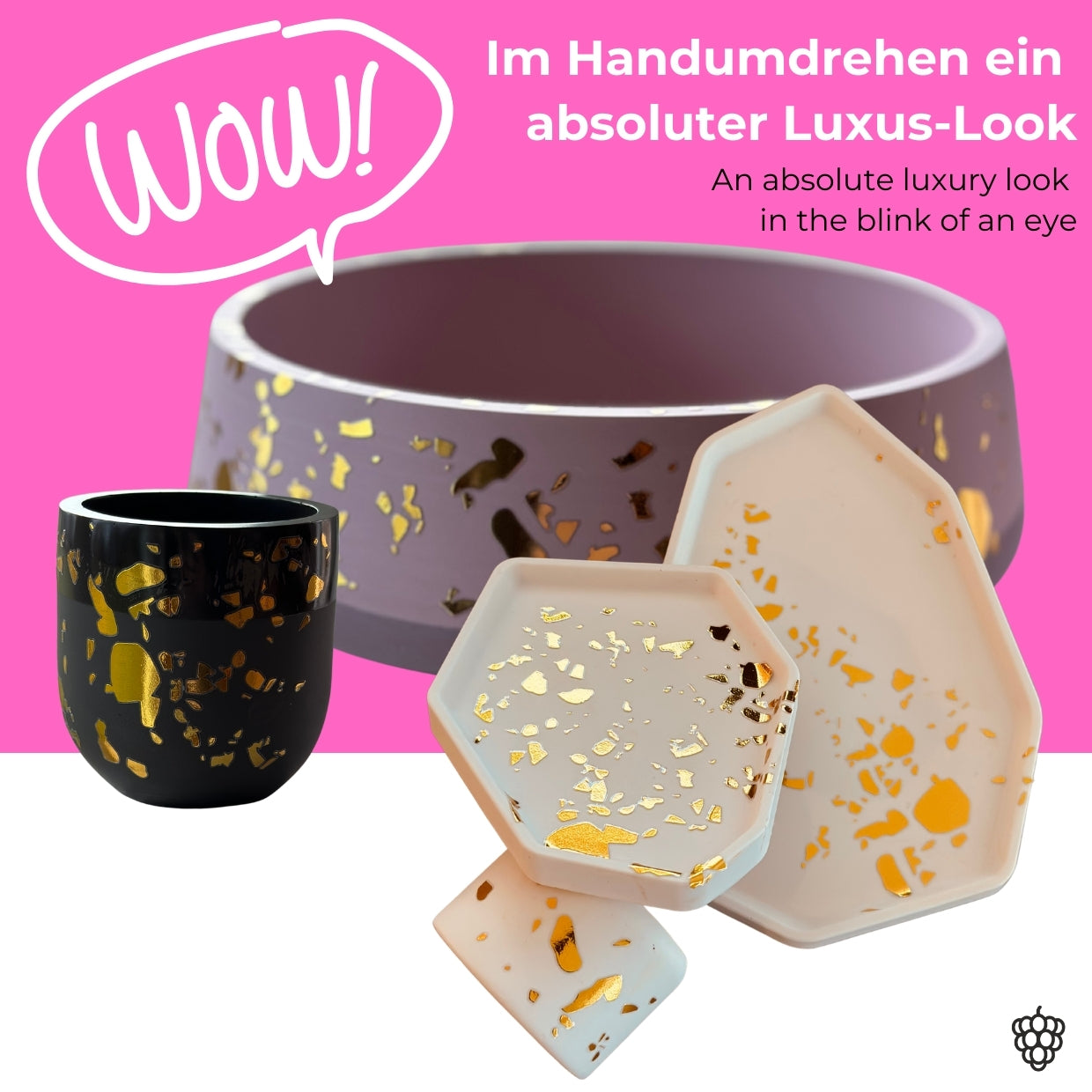 Terrazzo-Sticker - 5 Stück