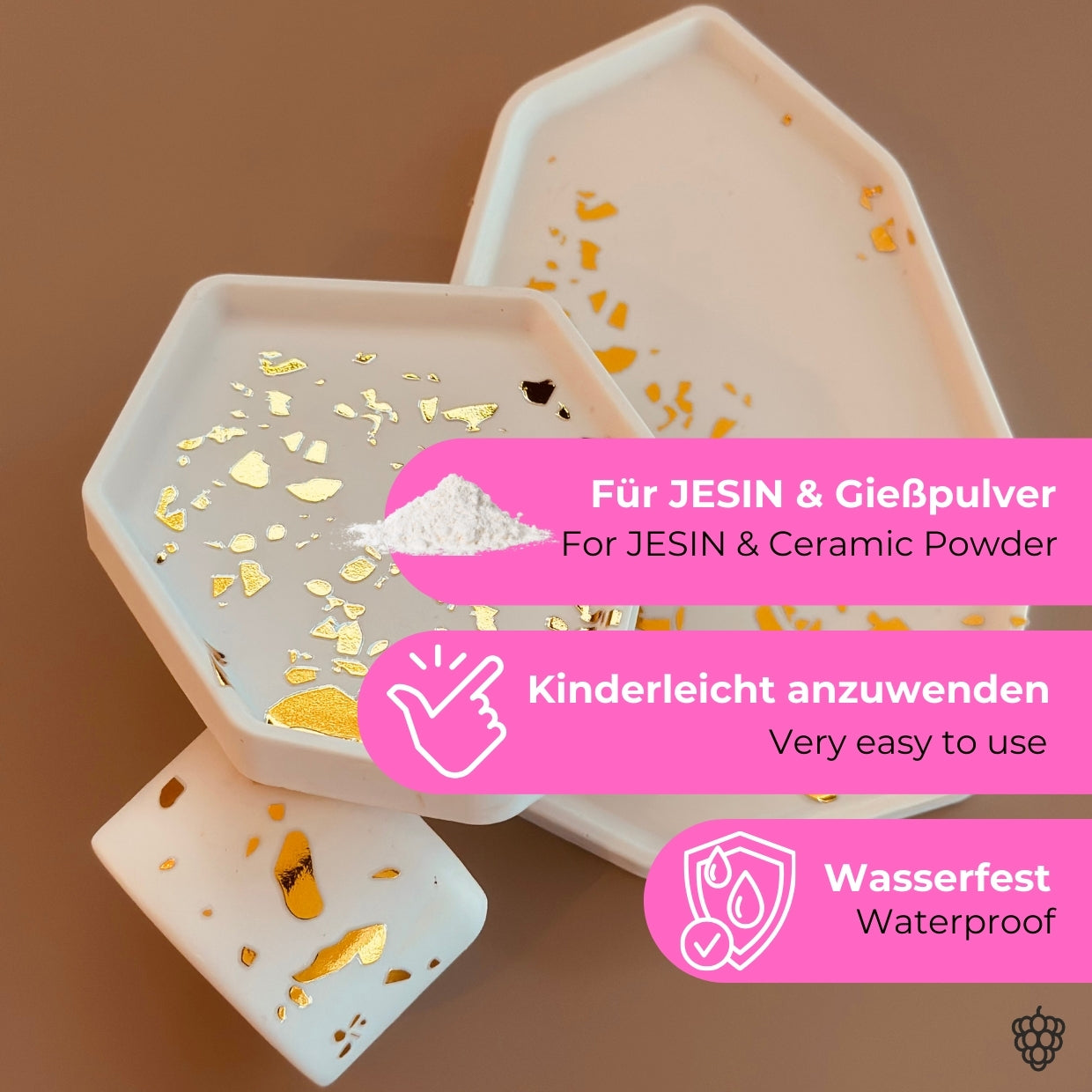 Terrazzo-Sticker - 5 Stück