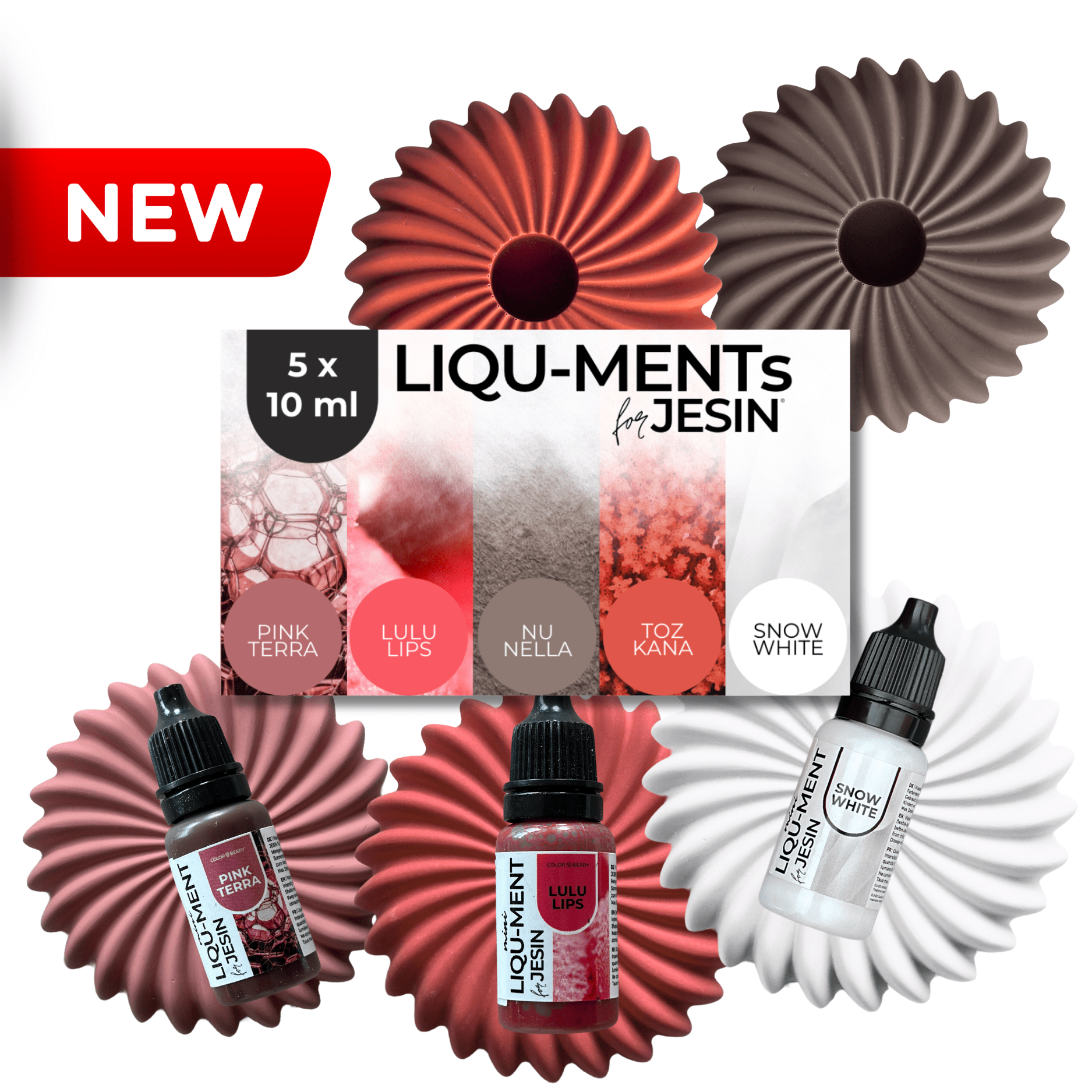 LIQU - MENTs Set "Calm" (5 x 10 ml) - COLORBERRY & JESIN