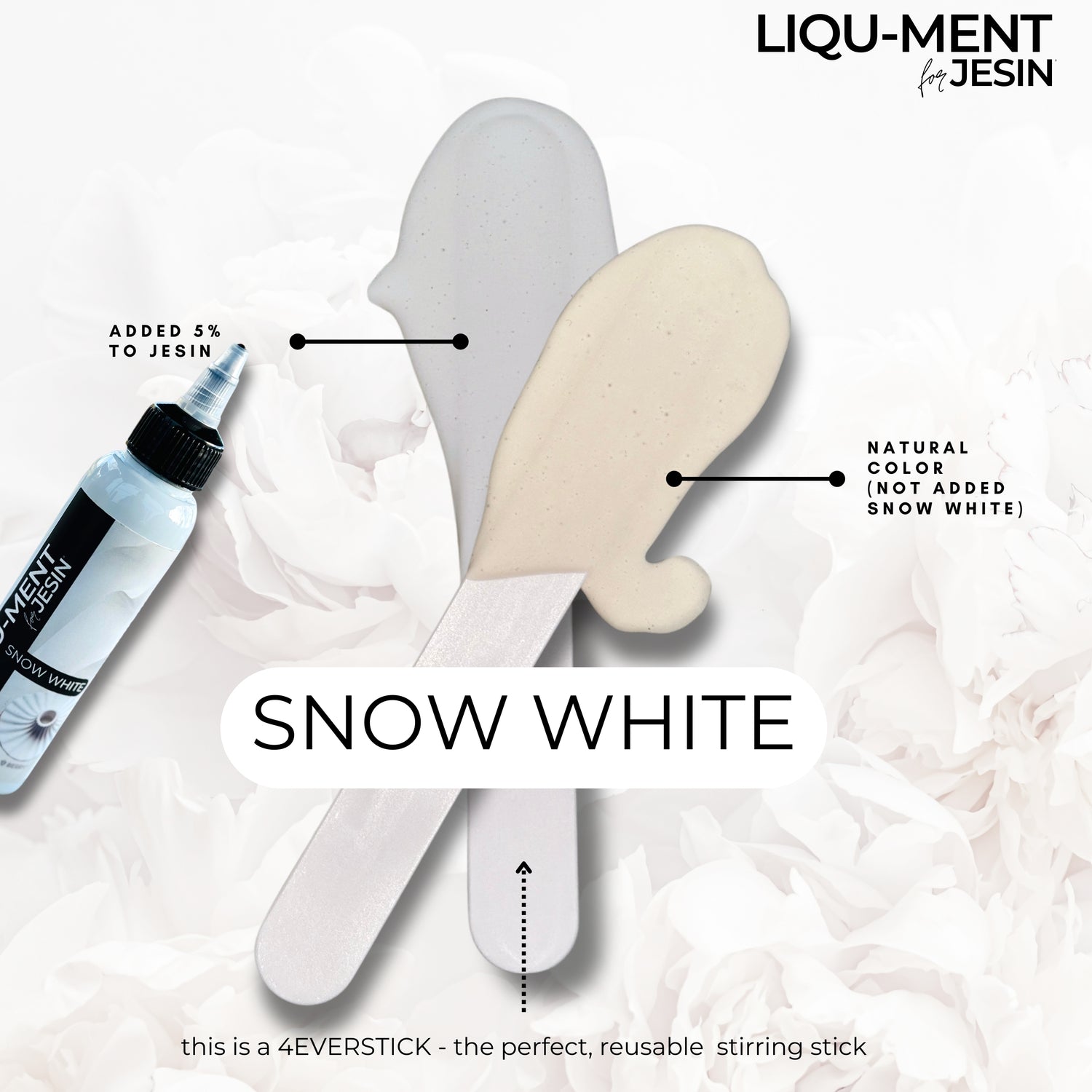 LIQU-MENT for JESIN -  SNOW WHITE - 100 ml