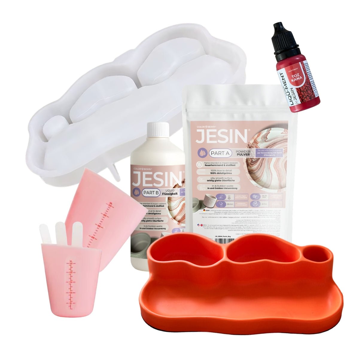 JESIN StarterSet CLOUD TRAY - COLORBERRY & JESIN