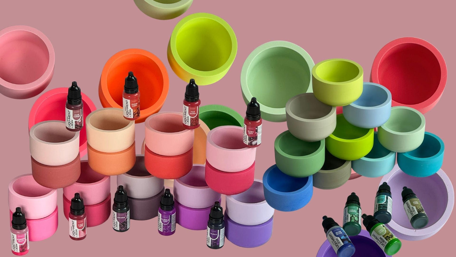 LIQU-MENT: Flüssige Pigmente für JESIN Gießpulver – Anleitung, Farben & Tipps - COLORBERRY & JESIN