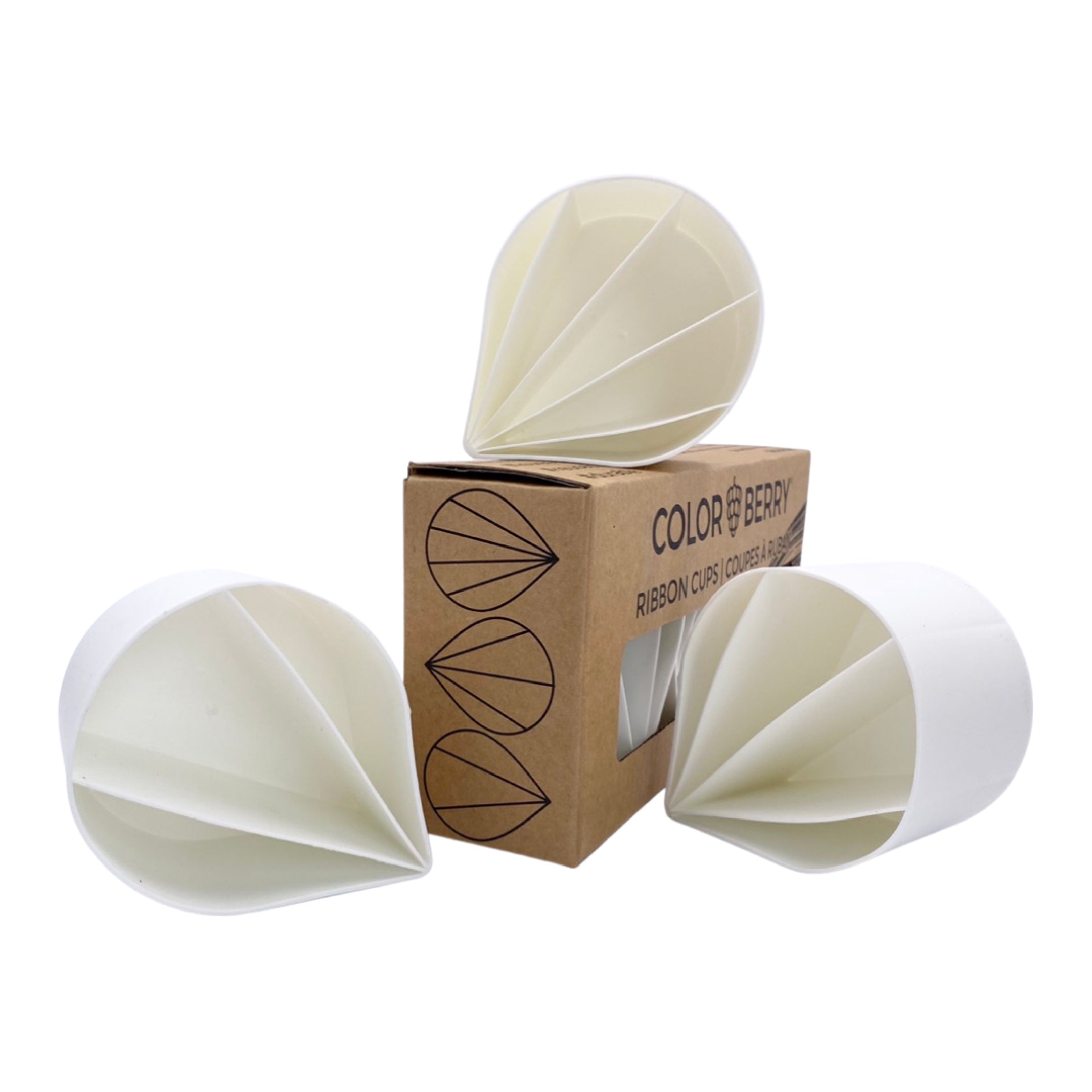 RIBBONCUPS (3 styles in a set) - COLORBERRY &amp; JESIN