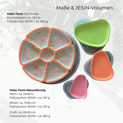Silikonform-Set "TABLE MOMENTS" – Große Snackschale + 3 Teller-Formen