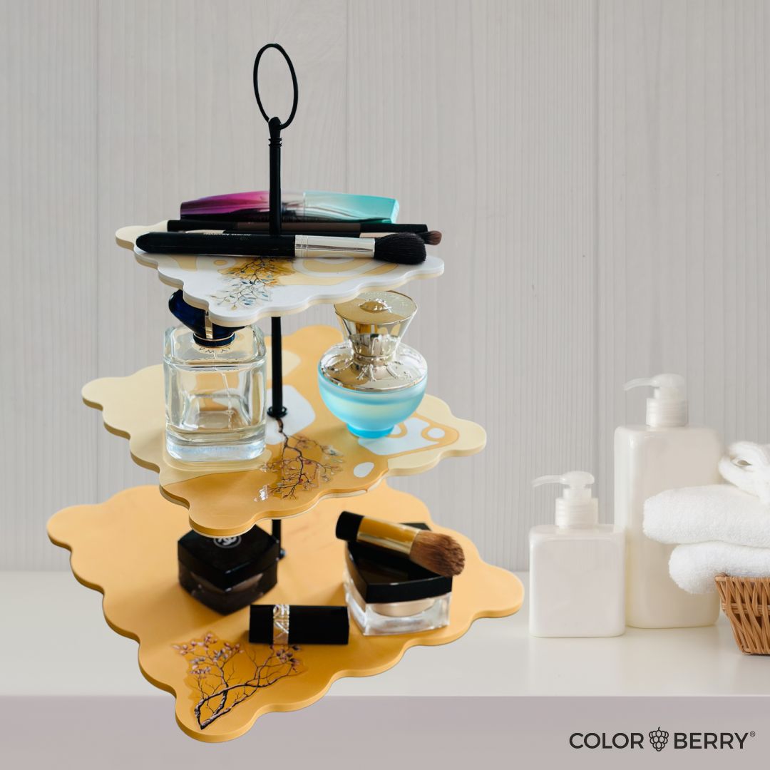 Silikonform 3er Set Etagere mit Stangen - COLORBERRY &amp; JESIN