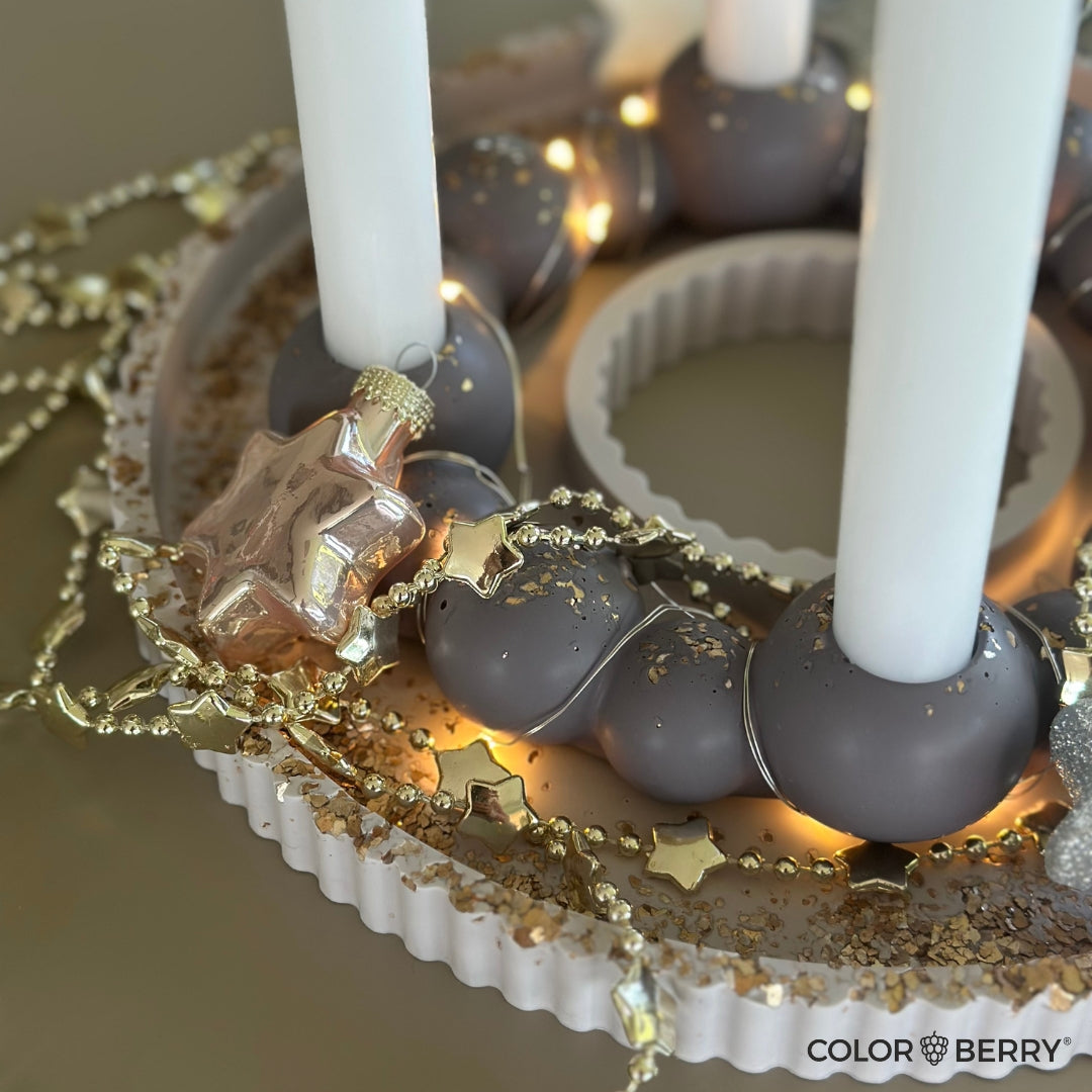Adventskranz Bubbles Silikonform