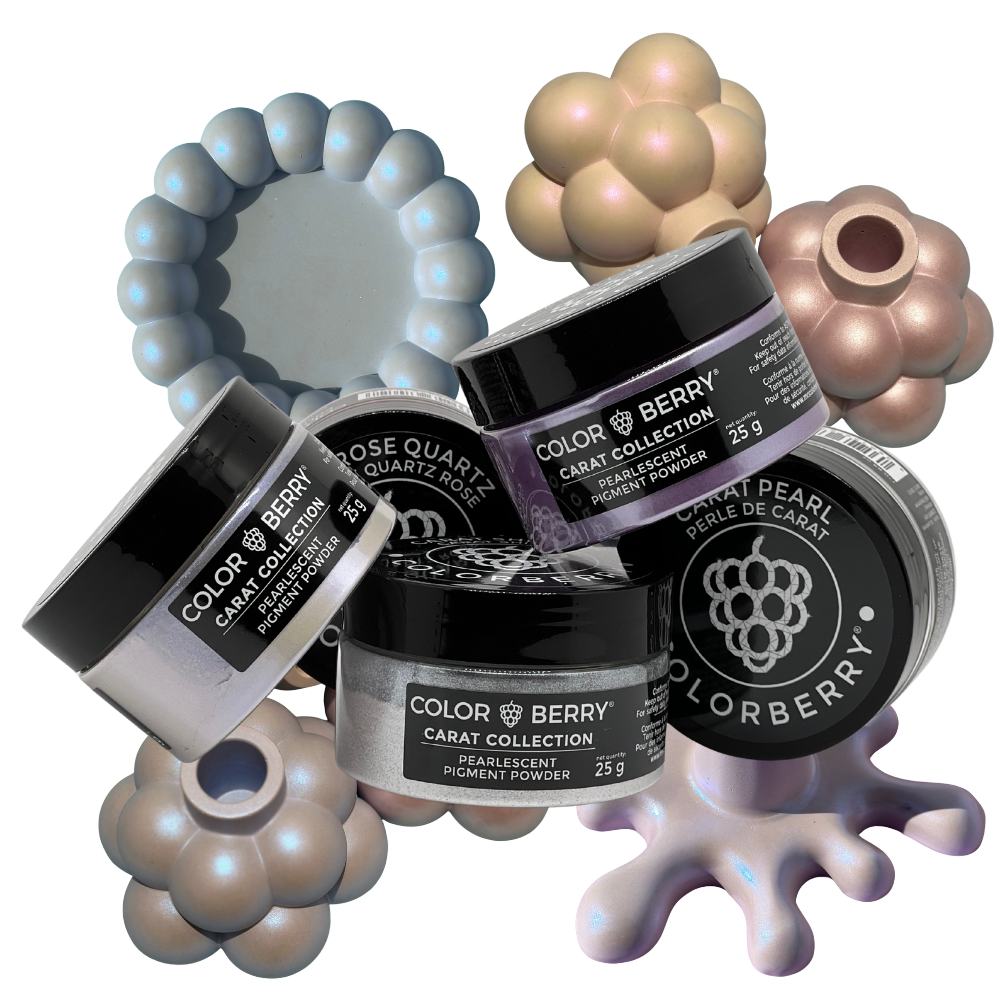 CARAT Trockenpigmente 25 g – Schimmer-Effekt für JESIN &amp; Epoxidharz