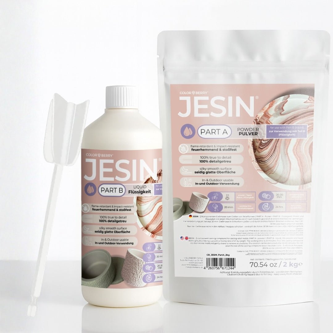JESIN® Gießpulver – einzigartig, bruchsicher, Made in Germany - COLORBERRY &amp; JESIN