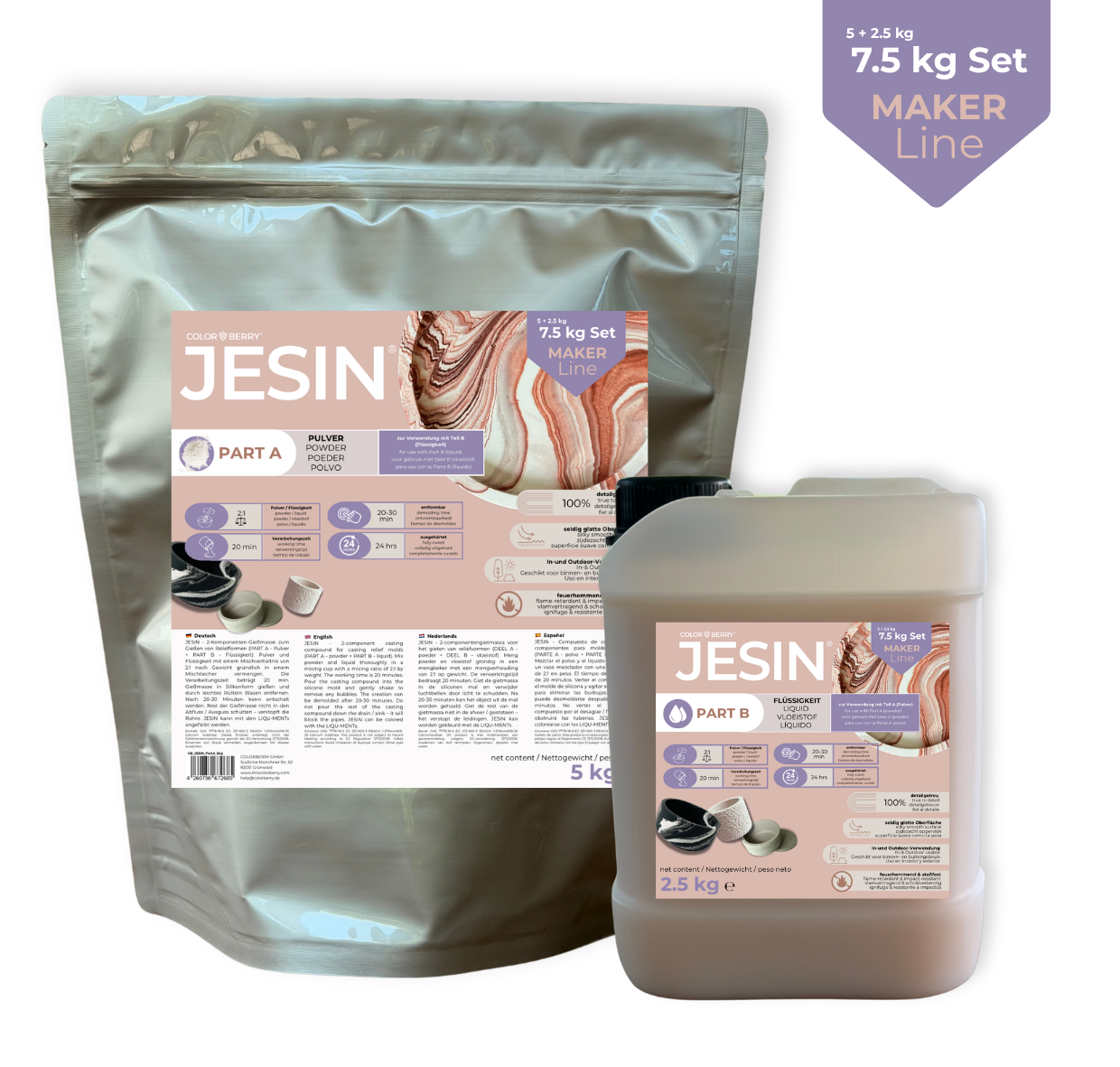 JESIN® Gießpulver – einzigartig, bruchsicher, Made in Germany