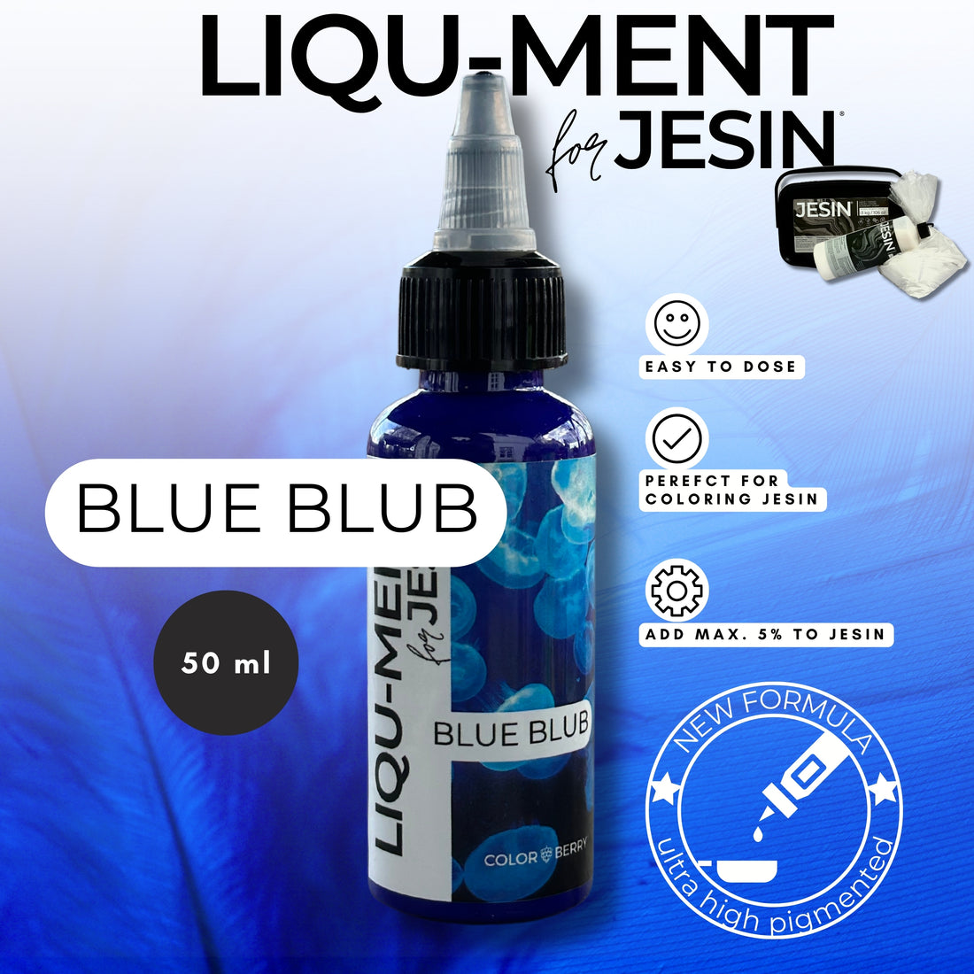 LIQU-MENT für JESIN - BLUE BLUB - 50 ml