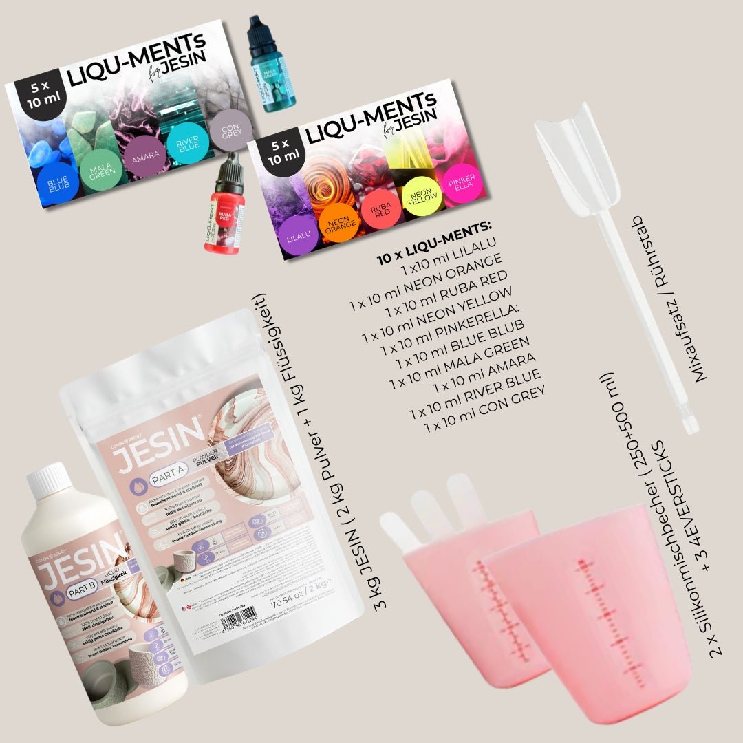 DIY Set JESIN - FarbenLiebe (18 - teilig) - COLORBERRY &amp; JESIN