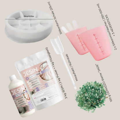 DIY Set JESIN - JADE GEMAZZO Schale ( 10-teilig)