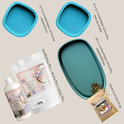 DIY Set JESIN - PREMIUM MOLDS &amp; GOLD ( 6-teilig)