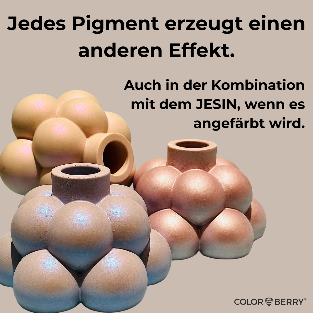 CARAT Trockenpigmente 25 g – Schimmer-Effekt für JESIN &amp; Epoxidharz