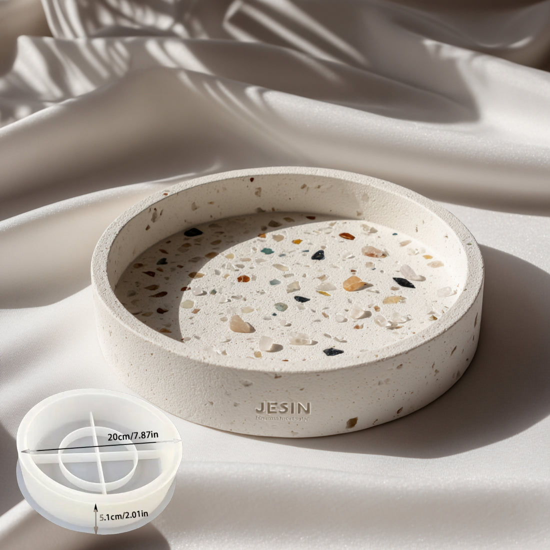GEMAZZO Silikonform – Tellerschale (Ø 20 cm, Höhe 5,1 cm)