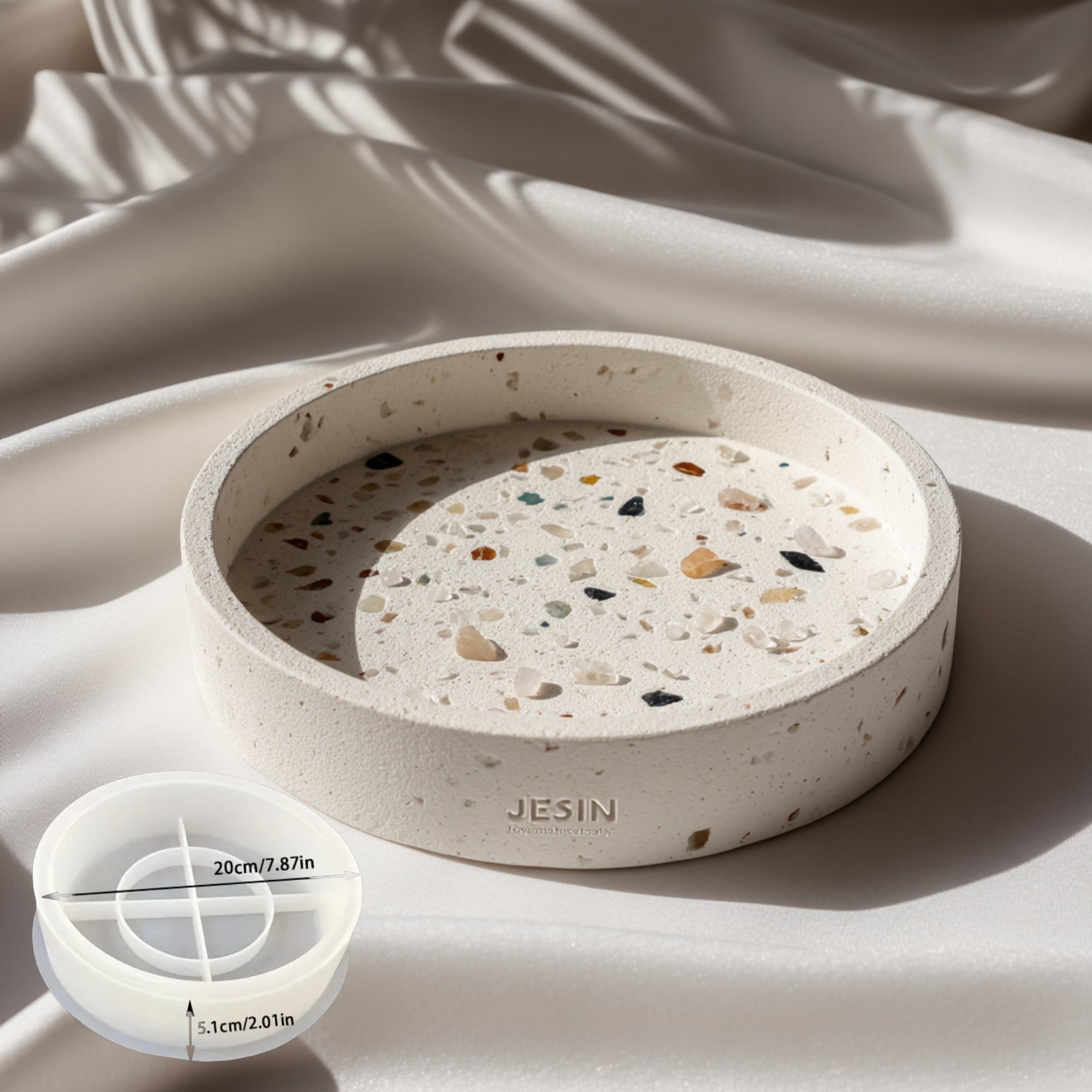 GEMAZZO Silikonform – Tellerschale (Ø 20 cm, Höhe 5,1 cm)