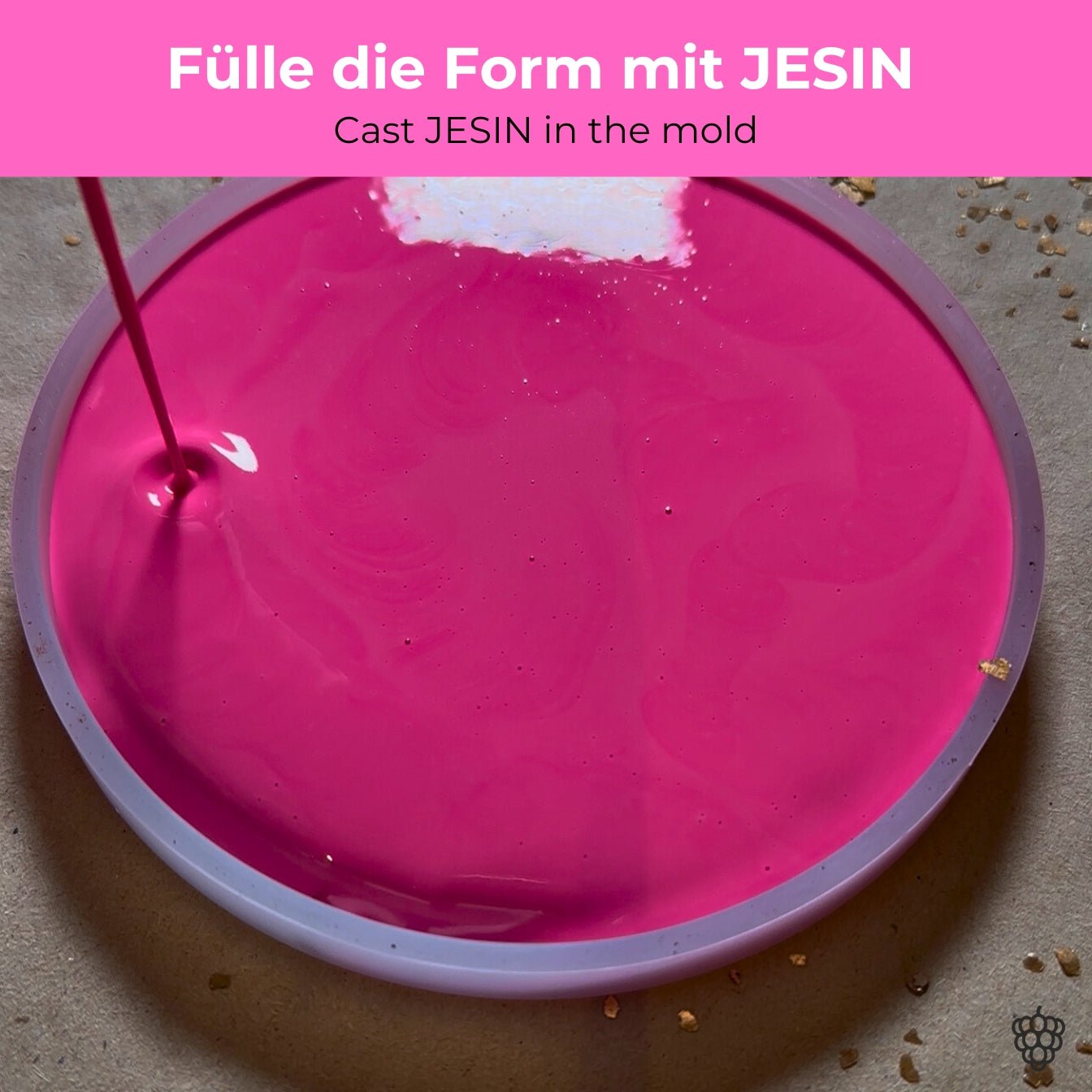 GOLD FLAKES for JESIN - 50 g - COLORBERRY &amp; JESIN