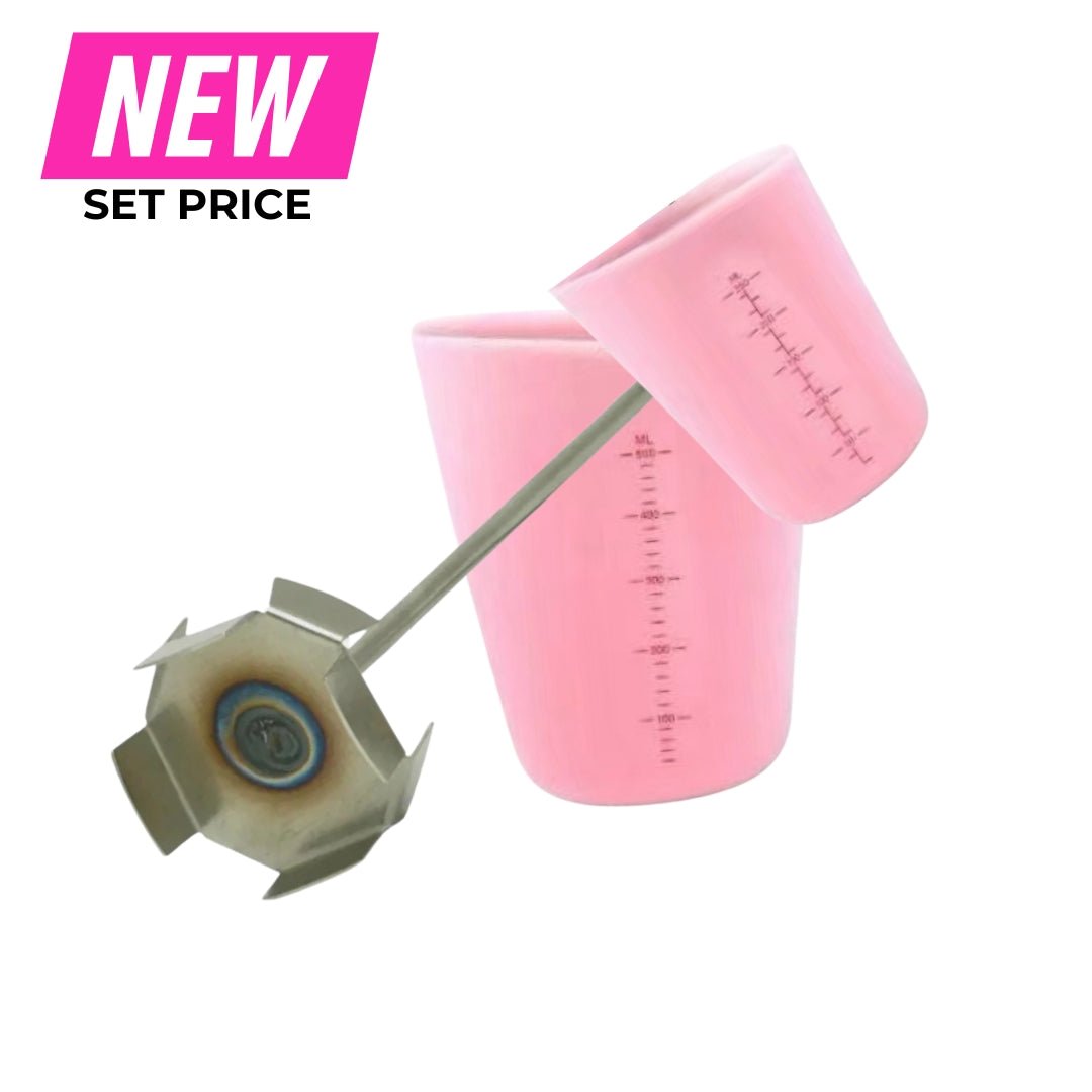 MIX-Set High-Shear-Mixer + Silicone Cups für JESIN - COLORBERRY &amp; JESIN