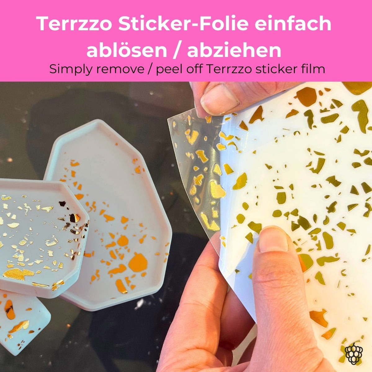 Terrazzo - Sticker - 5 Stück - COLORBERRY &amp; JESIN