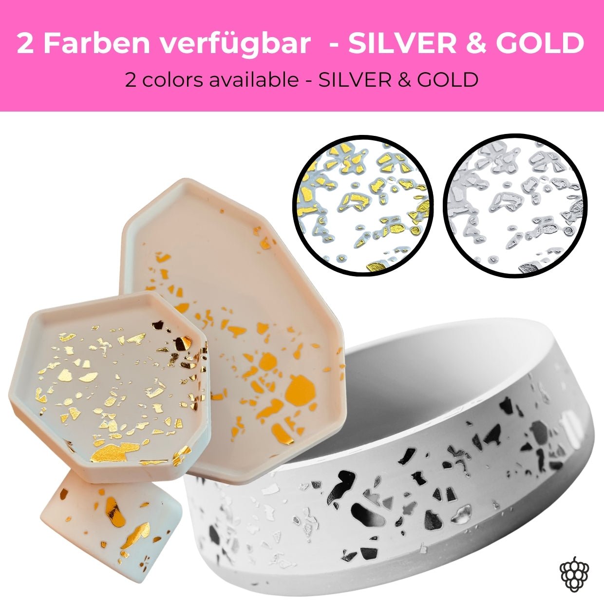 Terrazzo - Sticker - 5 Stück - COLORBERRY &amp; JESIN