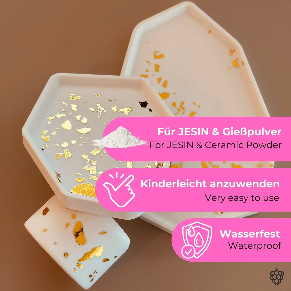 Terrazzo - Sticker - 5 Stück - COLORBERRY &amp; JESIN