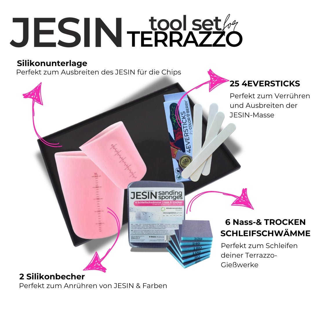 JESIN Terrazzo Tool Set - COLORBERRY &amp; JESIN