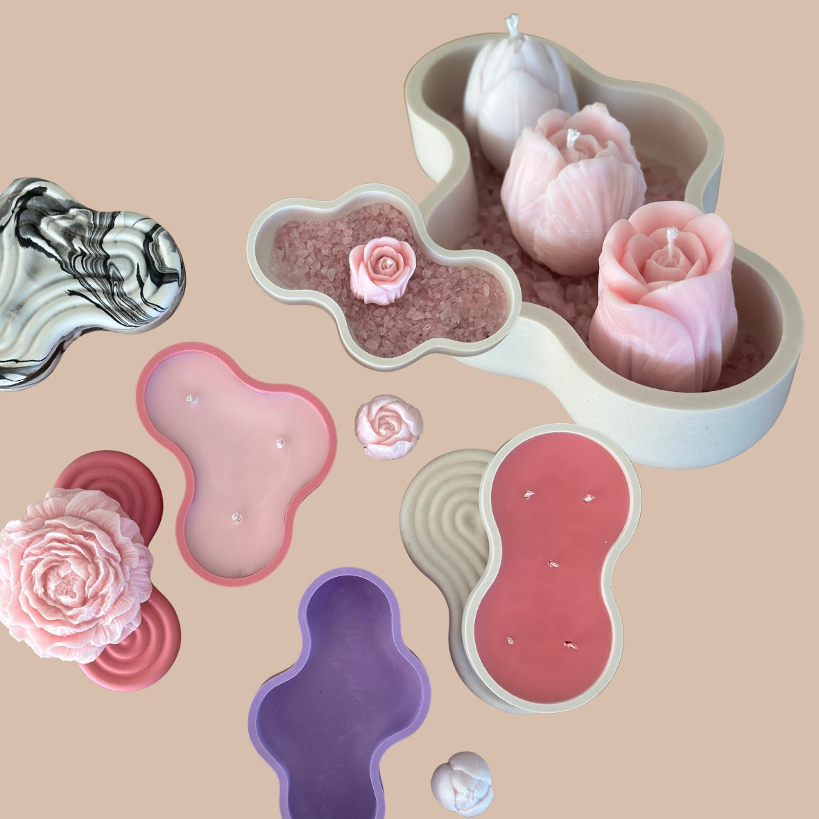 Kerzenwachs Farben 20er-Set (20 × 10 ml)