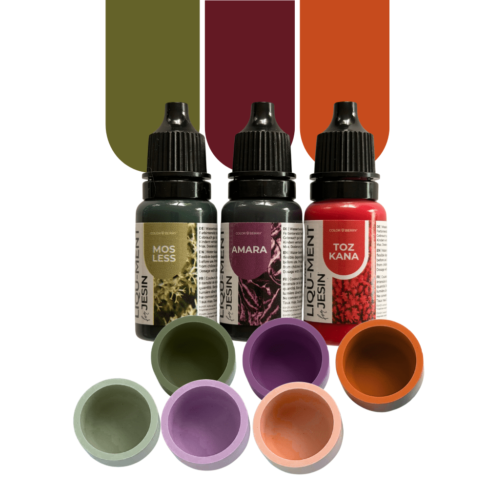 Farbset "AUTUMN SOUL" - 3 x 10 ml LIQU-MENTs - COLORBERRY &amp; JESIN