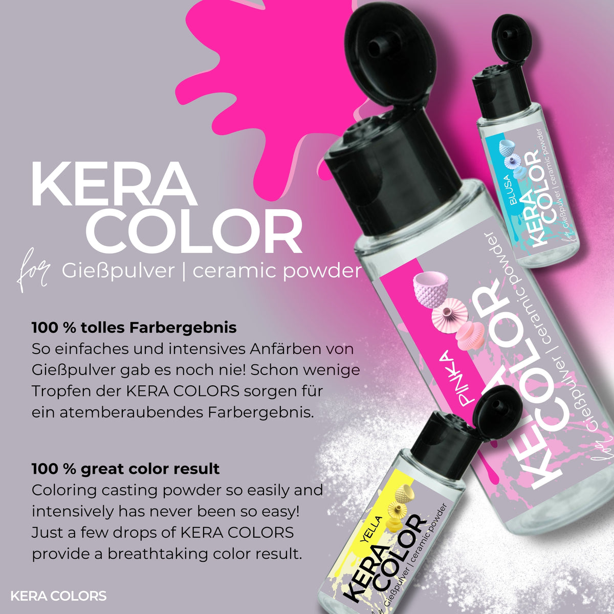 KERA COLOR - corallo (25ml) - COLORBERRY &amp; JESIN