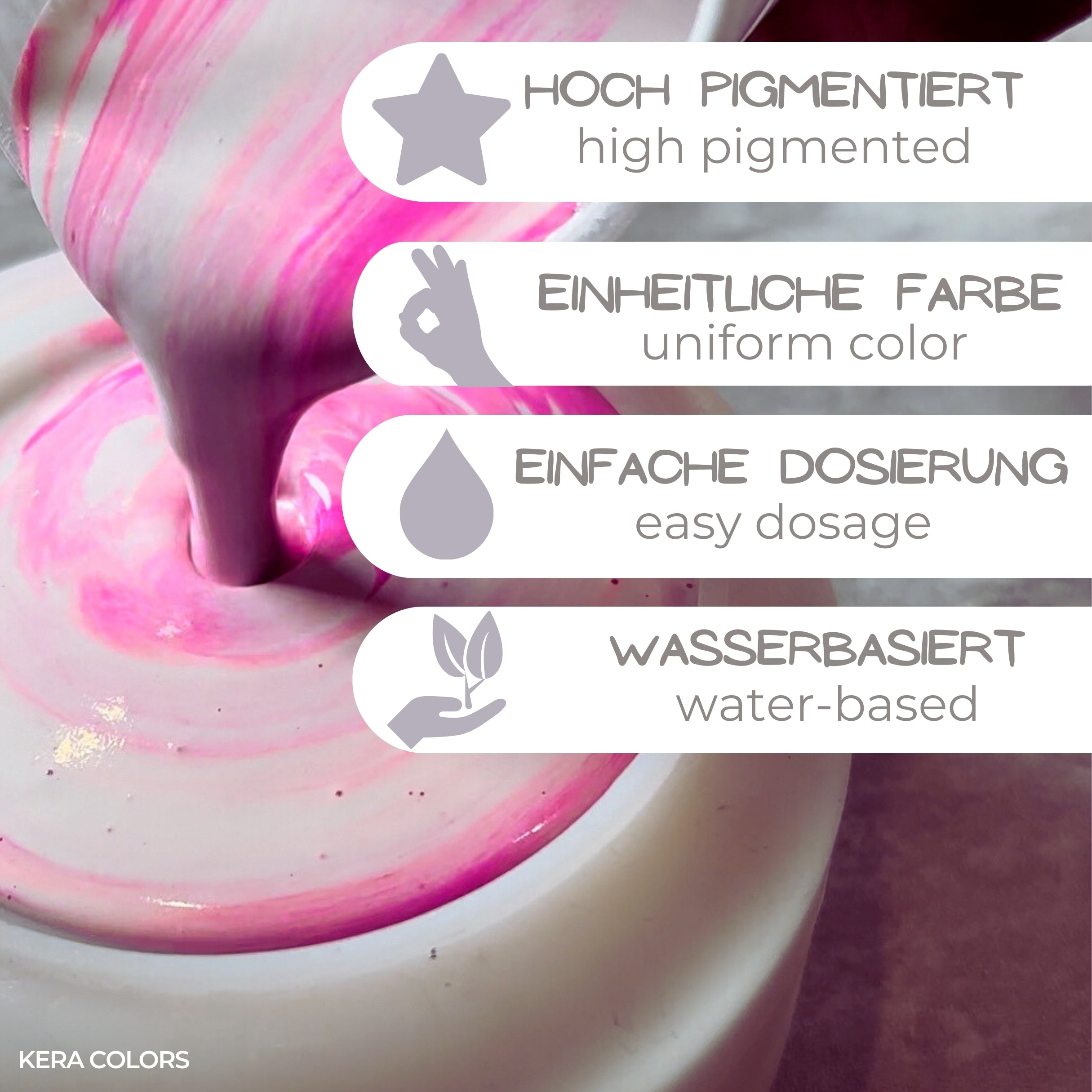 KERA COLOR - corallo (25ml) - COLORBERRY &amp; JESIN