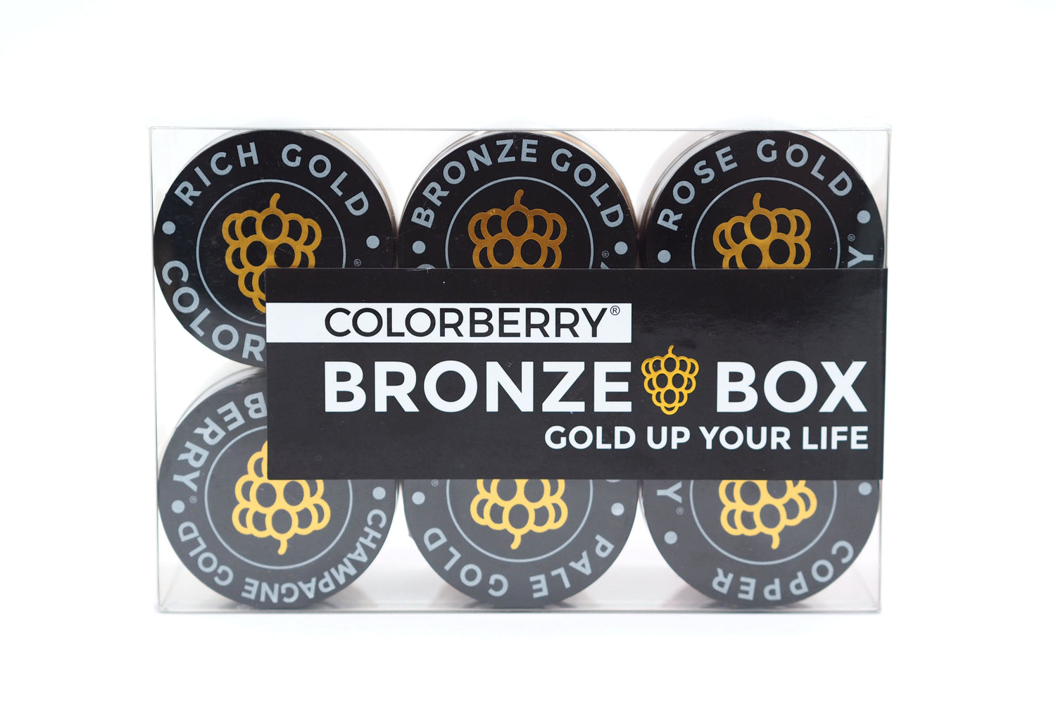 BRONZE BOX -  6 x 25gr metallic floating powder
