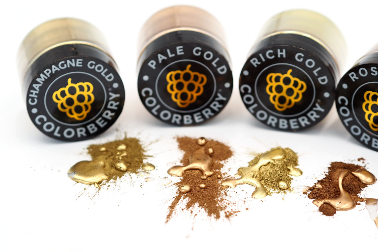 BRONZE BOX -  6 x 25gr metallic floating powder