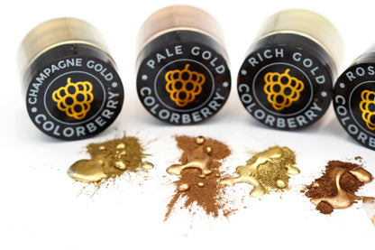 BRONZE BOX -  6 x 25gr metallic floating powder