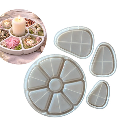 Silikonform-Set "TABLE MOMENTS" – Große Snackschale + 3 Teller-Formen